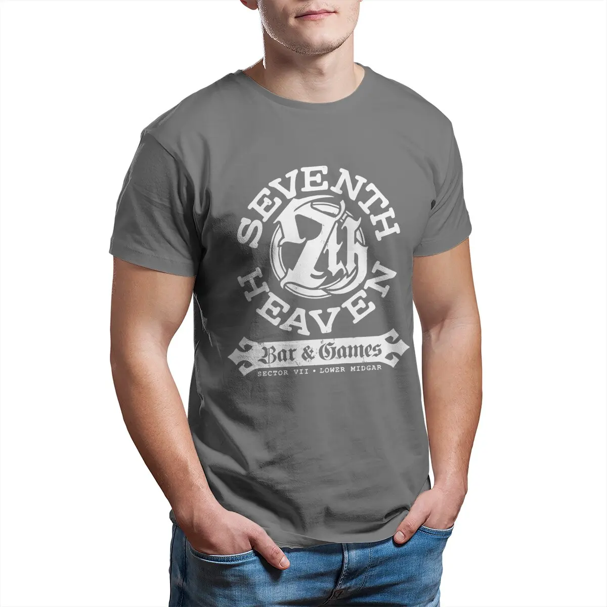 Vintage Sector 7 Seventh Heaven Bar T Shirts Final Fantasy Cloud