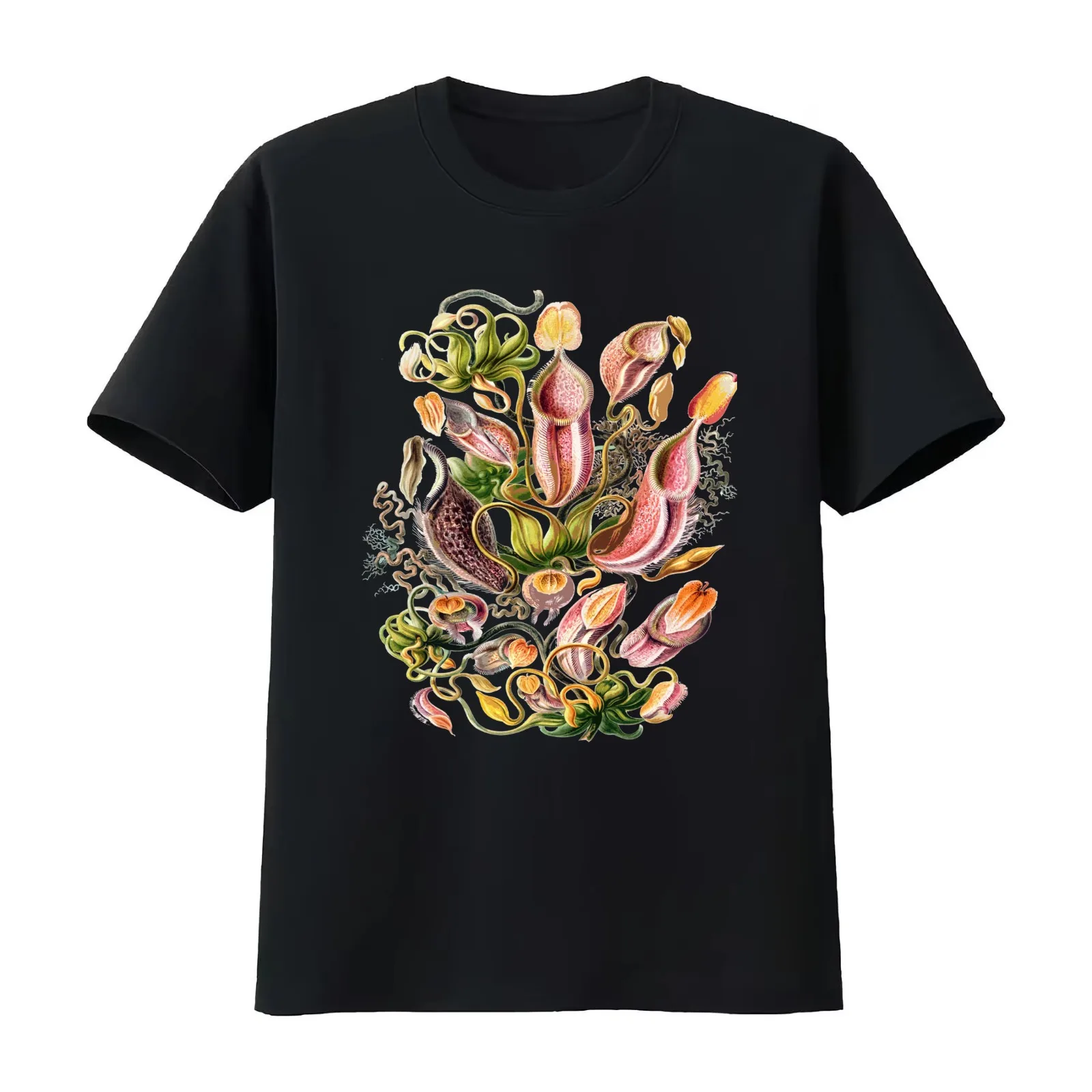Carnivorous Plant Horticulture Venus Flytrap Houseplant T-Shirt Summer Casual Cotton Tee Oversized Streetwear Tops