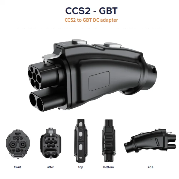 GBT/CCS2/CHAdeMO EV Connectors Adapter Charging Plug Compatible with Electric Vehicle and EV Charger