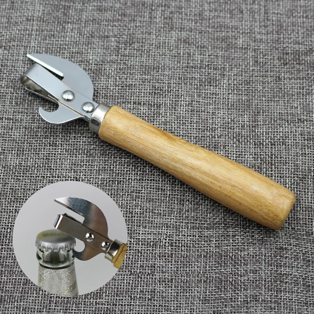 Stainless Steel Opener Portable Manual Lid Remover Multifunction Can Opener Utensil Gadgets For Jars Canisters Kitchen Accessory
