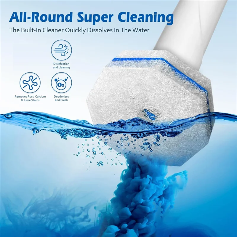 

【Секь-только!】50 шт., одноразовые насадки для туалетной палочки, совместимые со всеми стержнями для туалетной палочки, одноразовая щетка для унитаза