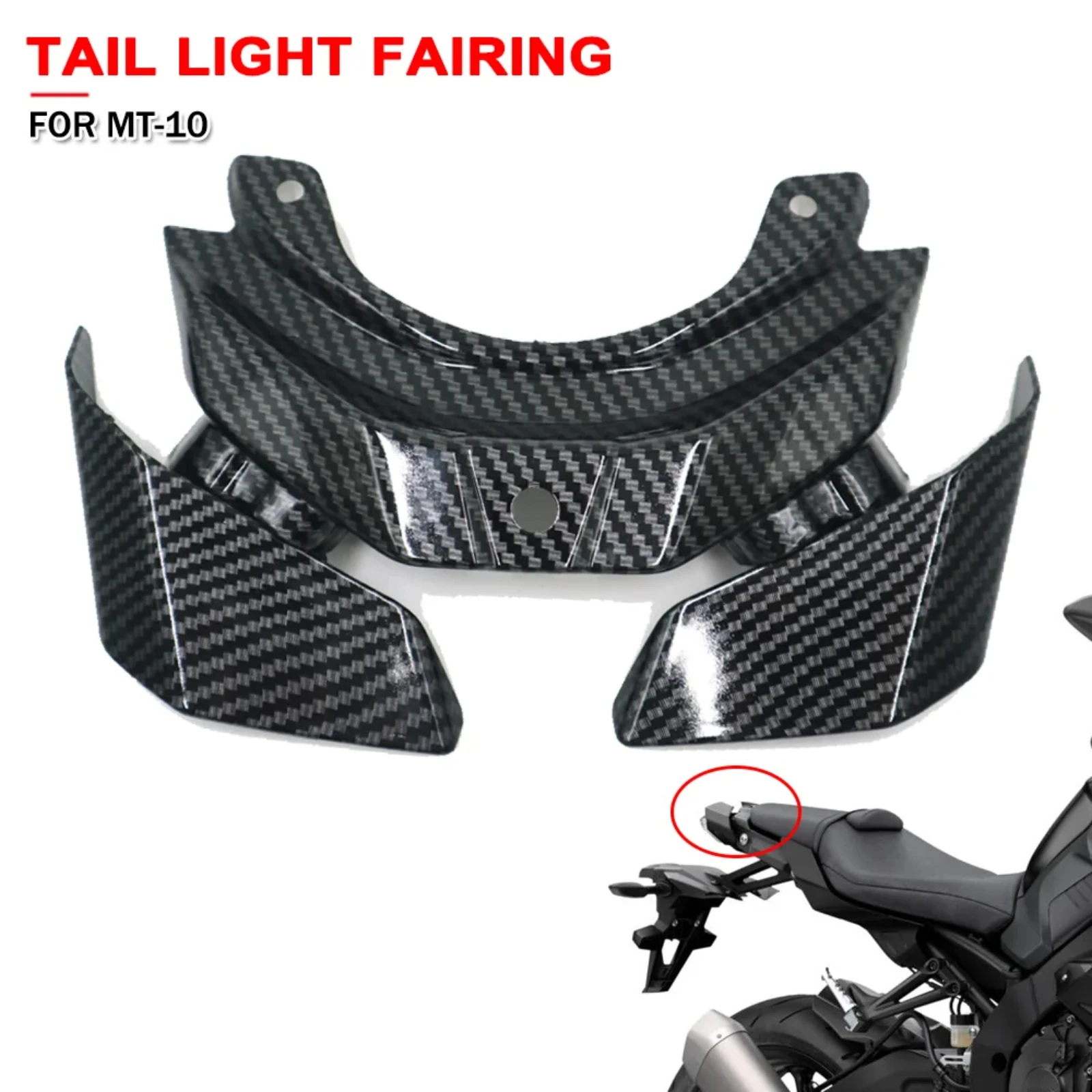 

Motorcycle Seat Rear Tail Light Cover Fairings Kits Accessories For Yamaha MT 10 MT-10 MT10 2016 2017 2018 2019 2020 2021
