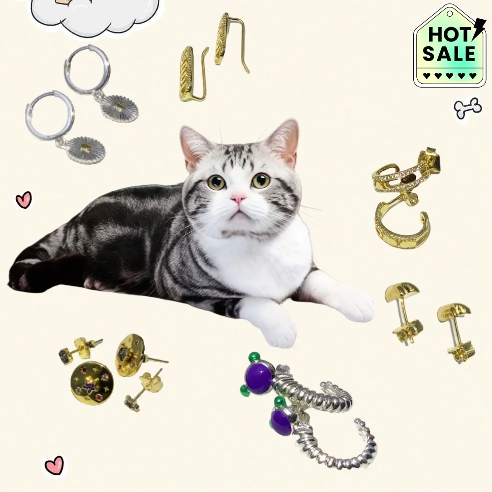 

2025 Hot Selling Brand Women's Bear Earrings Fashionable, Simple, High-end Jewelry Suitable for Gifting To Friends