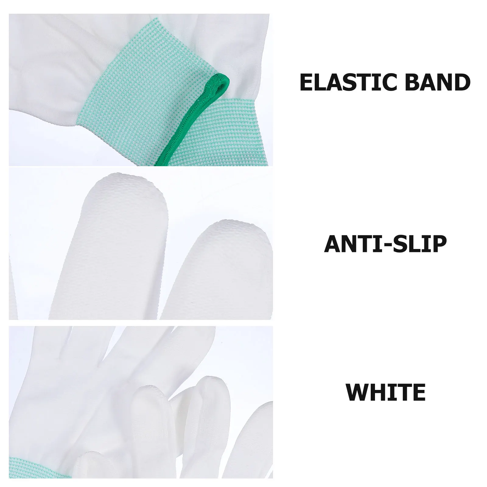 

Pu Coated Finger Thin Durable Work Safety Hand Protection For Construction Auto Repair Gardening Non-Skid Working Gloves