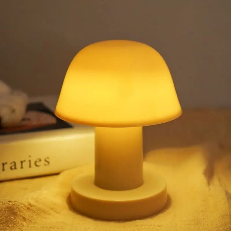 Mini Desktop Sonnenuntergang Nachtlicht Kreative USB-Aufladbare Pilz-LED-Nachtlampe für Kaffeebar Heimdekoration Schlafzimmer – Detail 8