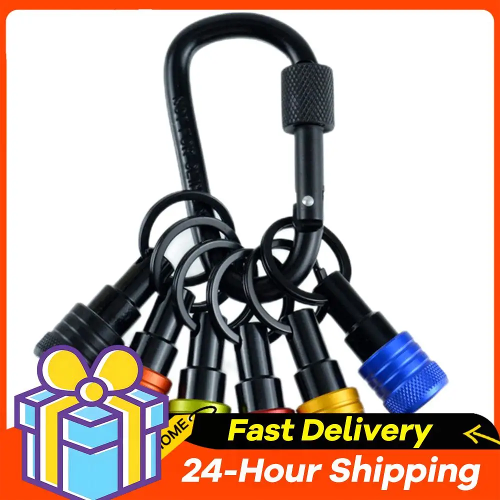 

Набор из 6 шт. 1/4-дюймовых держателей для бит с шестигранным хвостовиком, брелок-держатель для отверток, удлинитель, адаптер для ключей, маленький инструмент