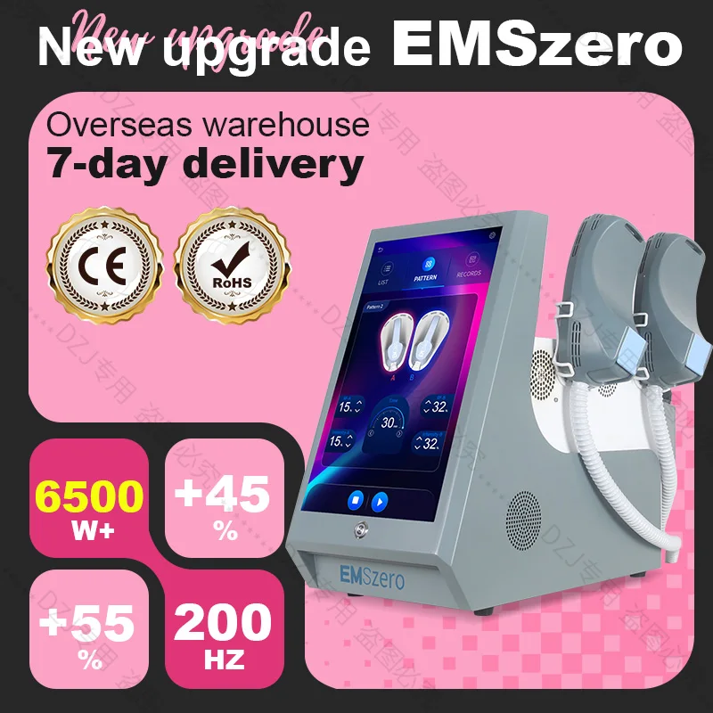 

Newest Dls Emszero Neo 6500W Nova HI-EMT EMS body sculpt machine Shaping Muscle Machine 2025