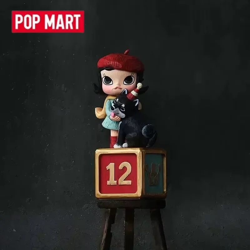 

POP MARTMolly Anniversary Statues Classical Retro Blind Box Toys Kawaii Anime Action Figure Caixa Caja Surprise Mystery Box Doll