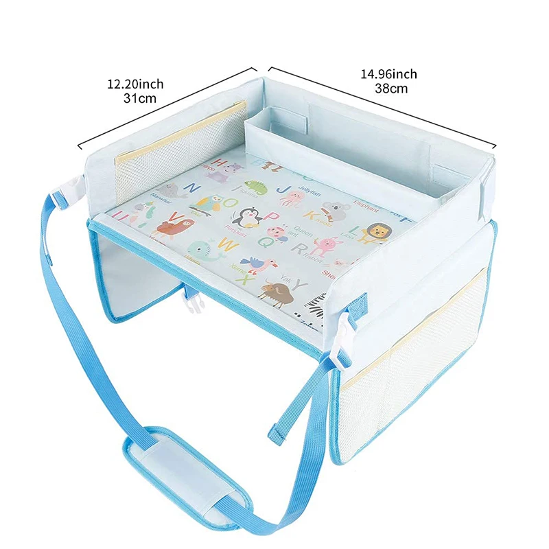 Summer Car Baby Seat Dining Tray Universal Children Cushion Multifunctional Waterproof Table Breathable Seat Stroller Cool Seat