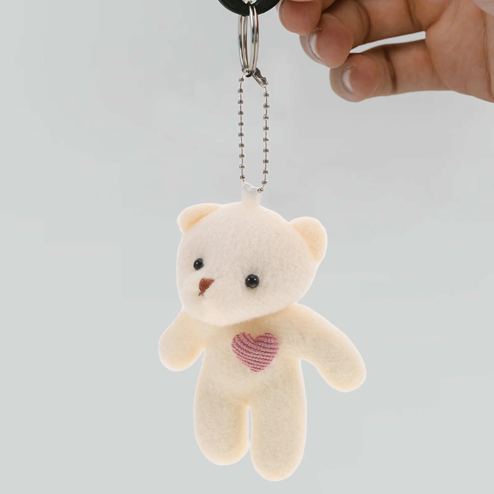 

8 шт. брелок с крошечным медведем, универсальное использование, подвеска в виде сумки или брелок для ключей из мягкого материала, очаровательный дизайн для дружбы, выражения любви