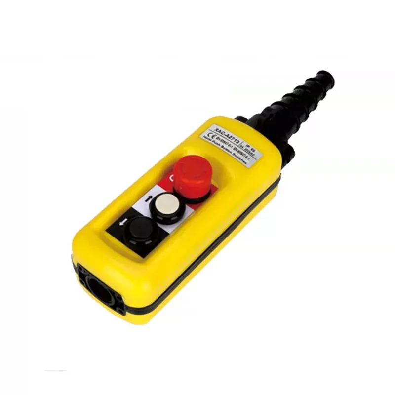 Pendant Lift Control XAC-A271 Waterproof Hand Button Switch with Electric Hoist Handle, 2 Buttons with Two Speeds and