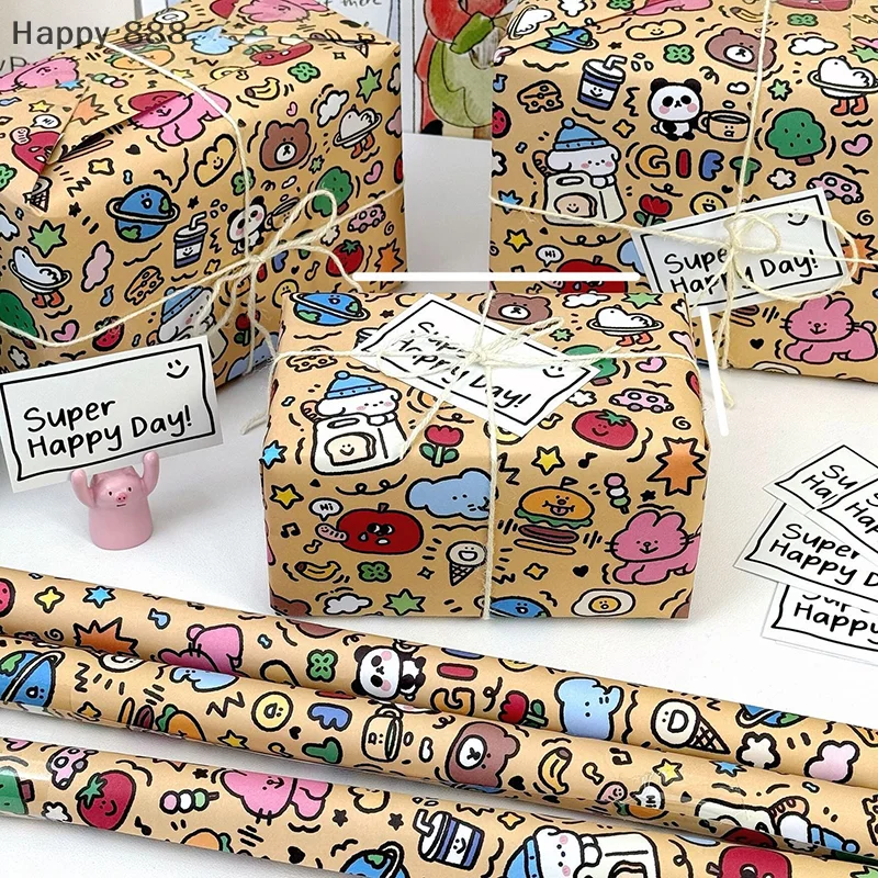 

Colorful Graffiti Wrapping Paper – 3-Piece Set For Birthday, Christmas, And Valentine’s Day Gifts