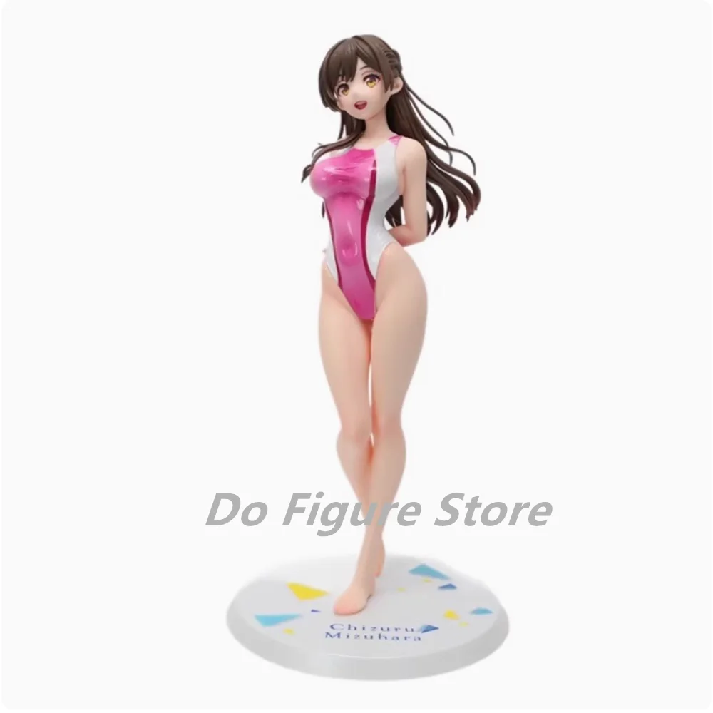 

25 см аренда-подруга аниме фигурка Chizuru Mizuhara купальник стоячая поза фигурка модель Коллекционная статуя подарочная игрушка