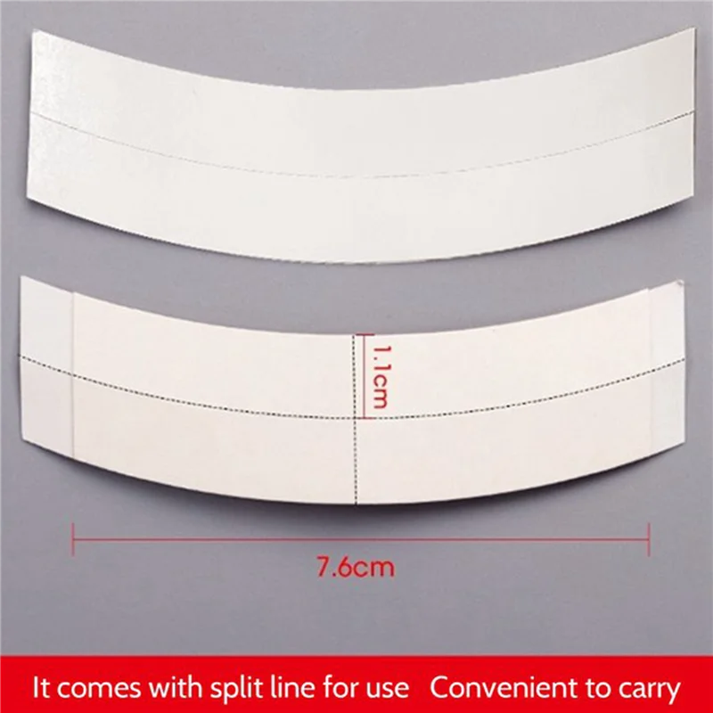 AD-108 Pz Capelli Fissi Doppio Nastro Adesivo Strisce di Estensione Dei Capelli Impermeabile Per Toupet/Parrucche Del Merletto Pellicola Con Linea di Taglio