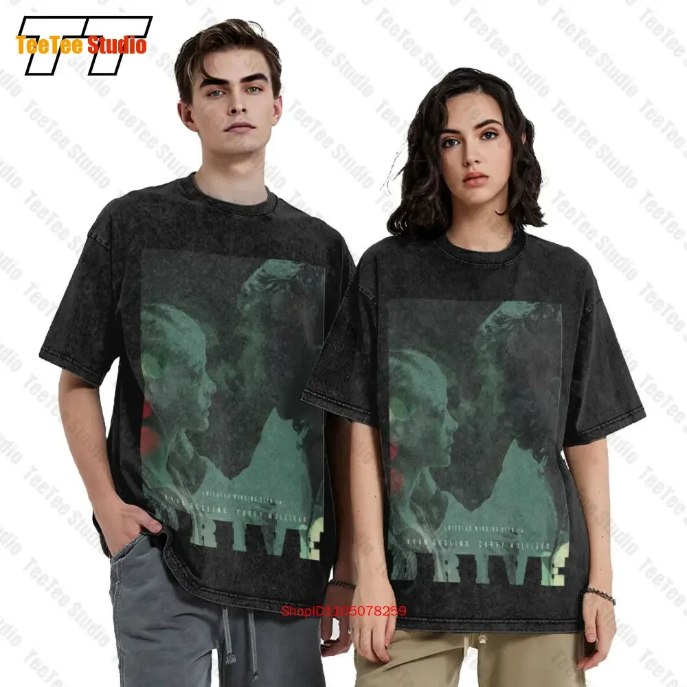 Drive V4 Ryan Gosling Movie Nicolas Winding Refn Vintage Oversized T-Shirt P7P1