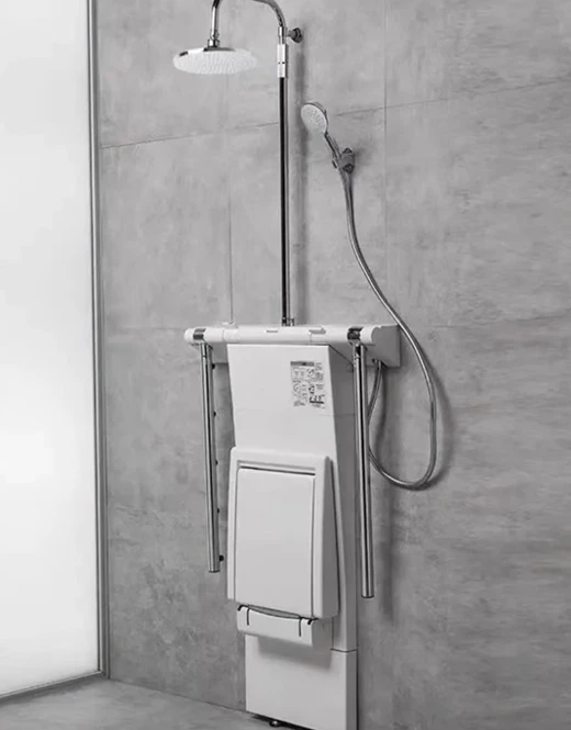 Comfort Thermostatic Seat Shower for Elderly People with Constant Temperature Shower Folding Seat Sitting for Bathing