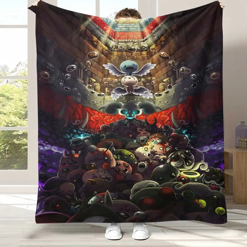 Game The Binding Of Isaac Soft Flannel Throw Blanket,Cozy Warm Blanket for Bed,Sofa,Living Room,Picnic,Camping,Home Decor,Gift