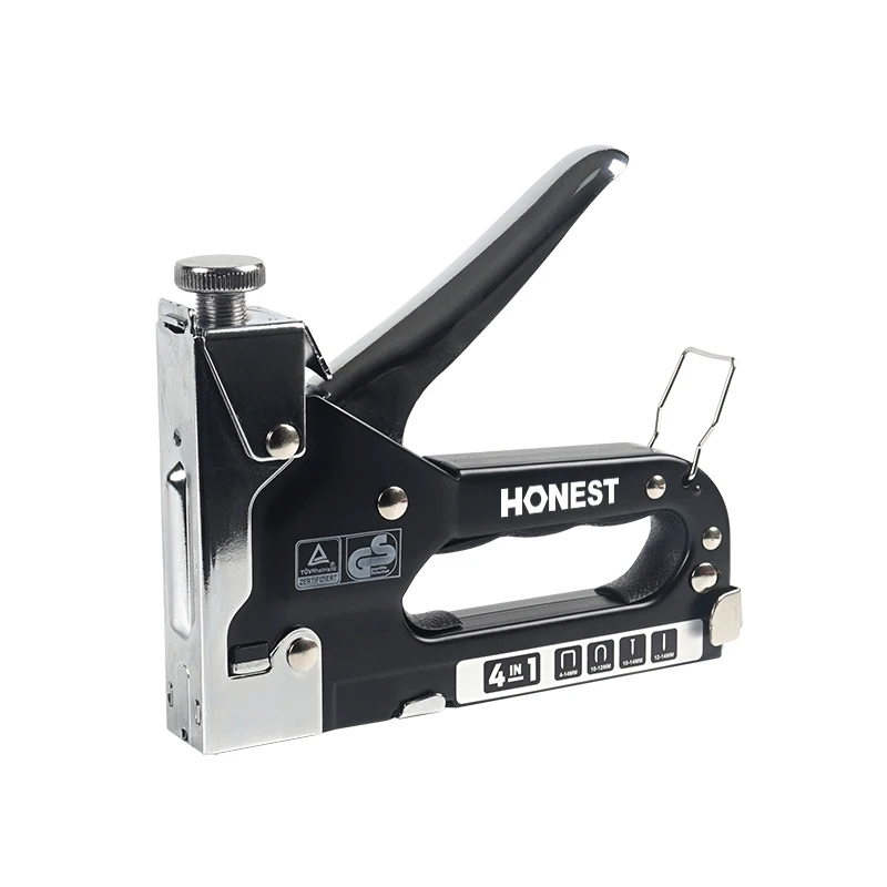 

HONEST 4-in-1 Heavy-Duty Manual Gun with Adjustable Nail Tying Power, Equipped with 800 Nails