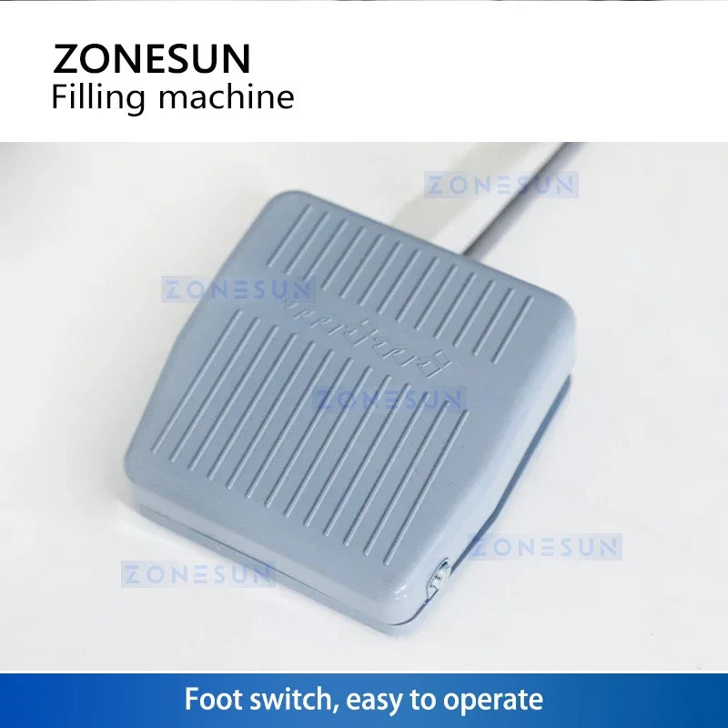 ZONESUN ZS-NP2 Double Head Peristaltic Pump Filling Machine For Viscous Liquid Paste Honey Nail Polish Glue Automatic Filler 110