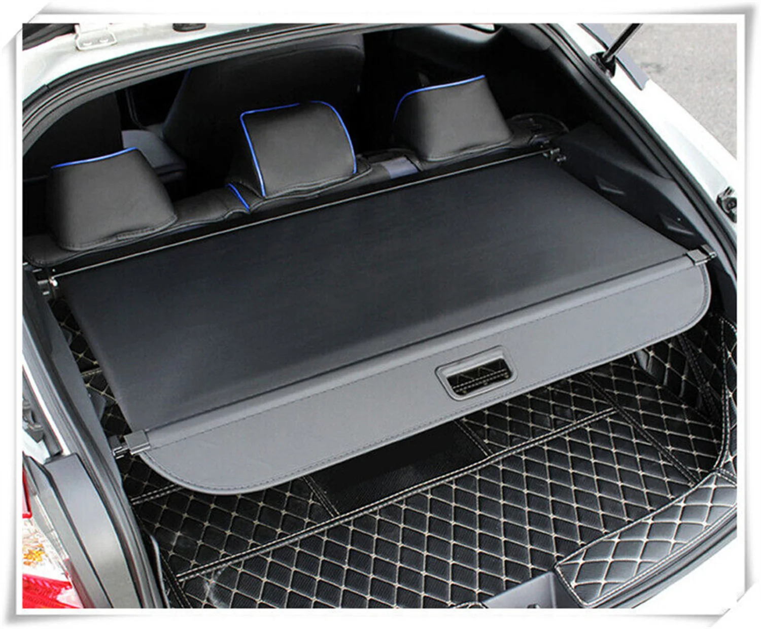 for Toyota C-HR CHR 2016-2022 Car Retractable Rear Trunk Cargo Cover Security Shield Shade Luggage Cover 1Set