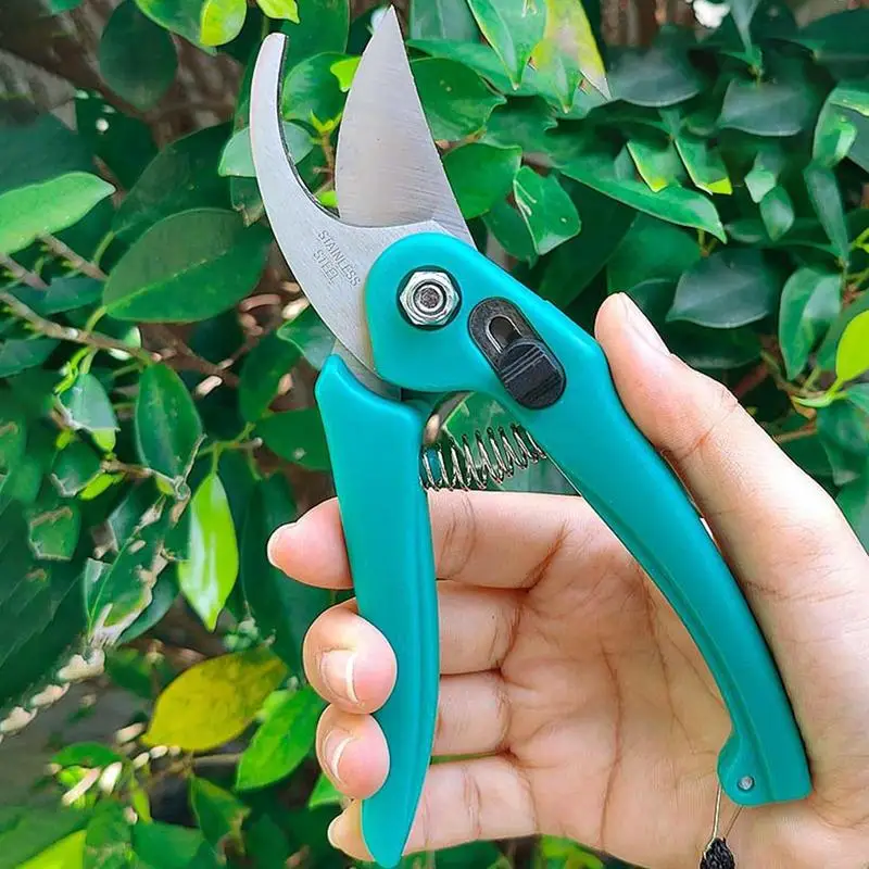 Garden Scissors Branch Tree Pruning Peeler Garden Tools Stripper Gardening Hand Tools Plant Cutting Scissors Ergonomics Plant