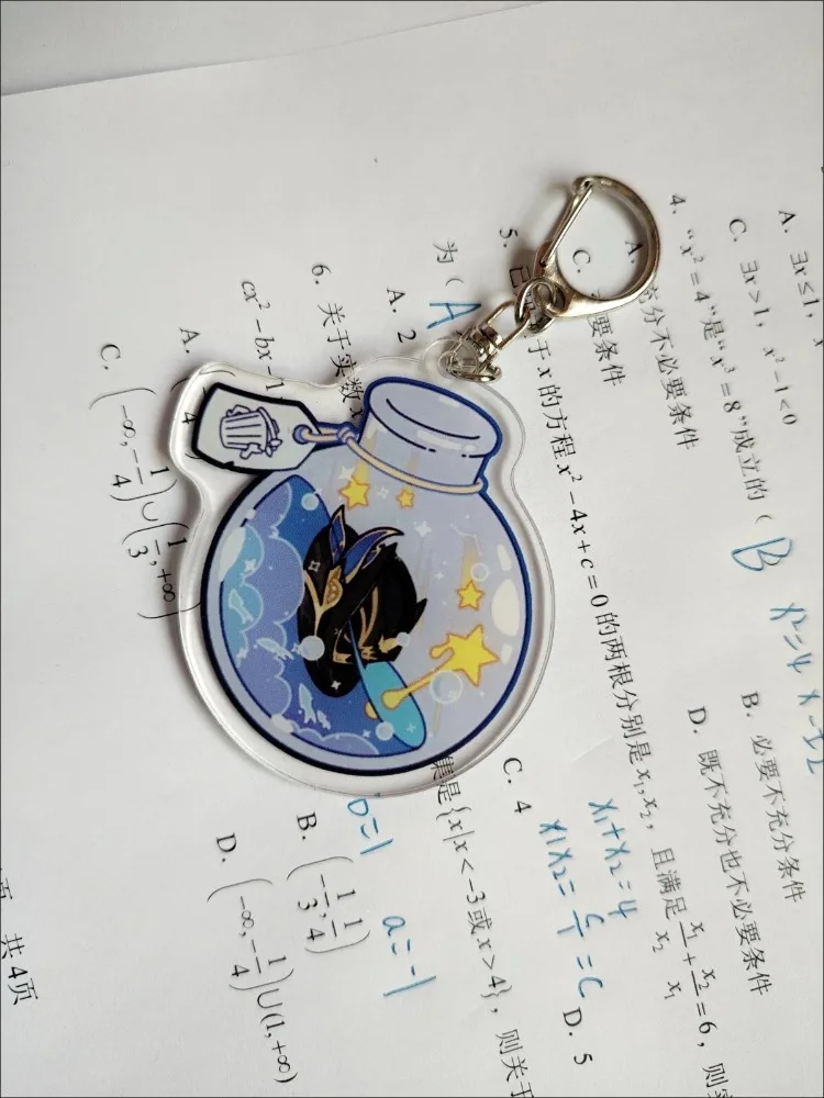 Honkai:Star Rail Character-specific Items Acrylic Keychain for Accessories Bag Cute Pendant Key Chain Ring Keychain Jewelry Gift