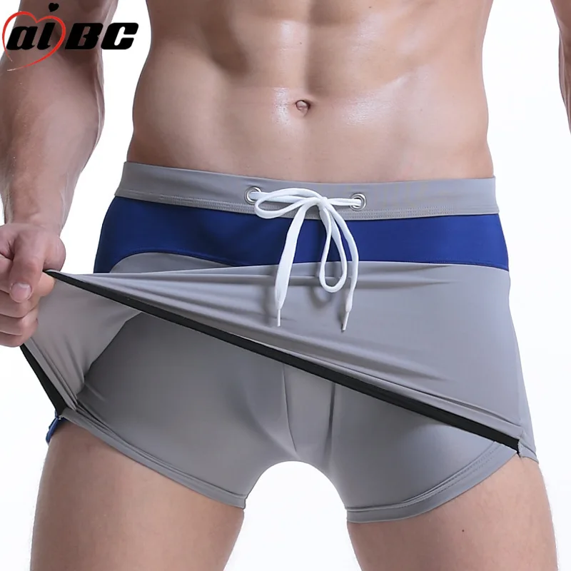 Swim Pants for Men Hot Spring Strap Boxer Shrots for Young People Swimming Clothes Casual Swimwear Skirt Bottom Beach Sea Trunks