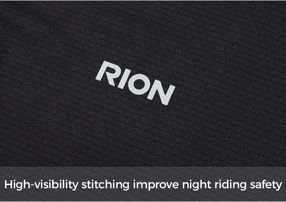 RION Herren-Radtrikot, Fahrradbekleidung, Profi-Mountainbike-MT-Bike-Shirt, UPF 50+, Ausrüstung für Nachtfahrten, Rennbekleidung, Outdoor-Bekleidung. – Detail 12