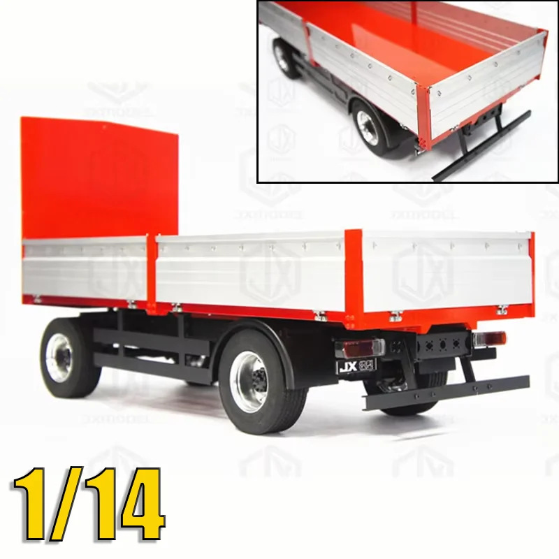 1:14th Scale RC Truck Model Metal Simulation Independent Trailer KIT for JXmodel for MAN F2000 Car