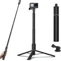 For Insta360 X5 X4 X3 Invisible Selfie Stick Rotating Bullet Time Handheld Tripod for GoPro 13 12 11 DJI Action 5 Pro 4 3 Camera