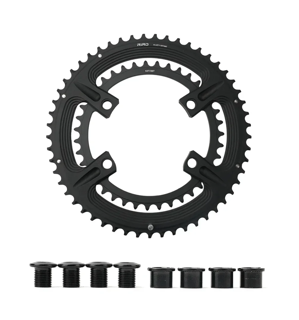 10/11/12S Rennrad-Kettenblatt mit 4 Schrauben, 110BCD, für 105 FC-R7000 / ULTEGRA FC-R8000 / DURA-ACE FC-R9100, Asymmetrisch 50-34T 52-36T 53-39T – Detail 8