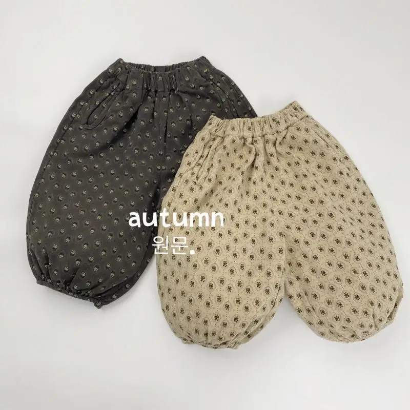 

2025 Autumn New Children Casual Pants Girls Vintage Floral Trousers Baby Loose Harem Pants For Boys Fashion Kids Clothes