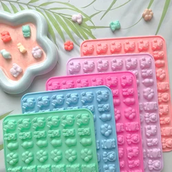 1pc Creative Lion Animal Bear Candy Chocolate Silicone Mold DIY Pudding Biscuit Cake Baking Mold (60 Chambers)