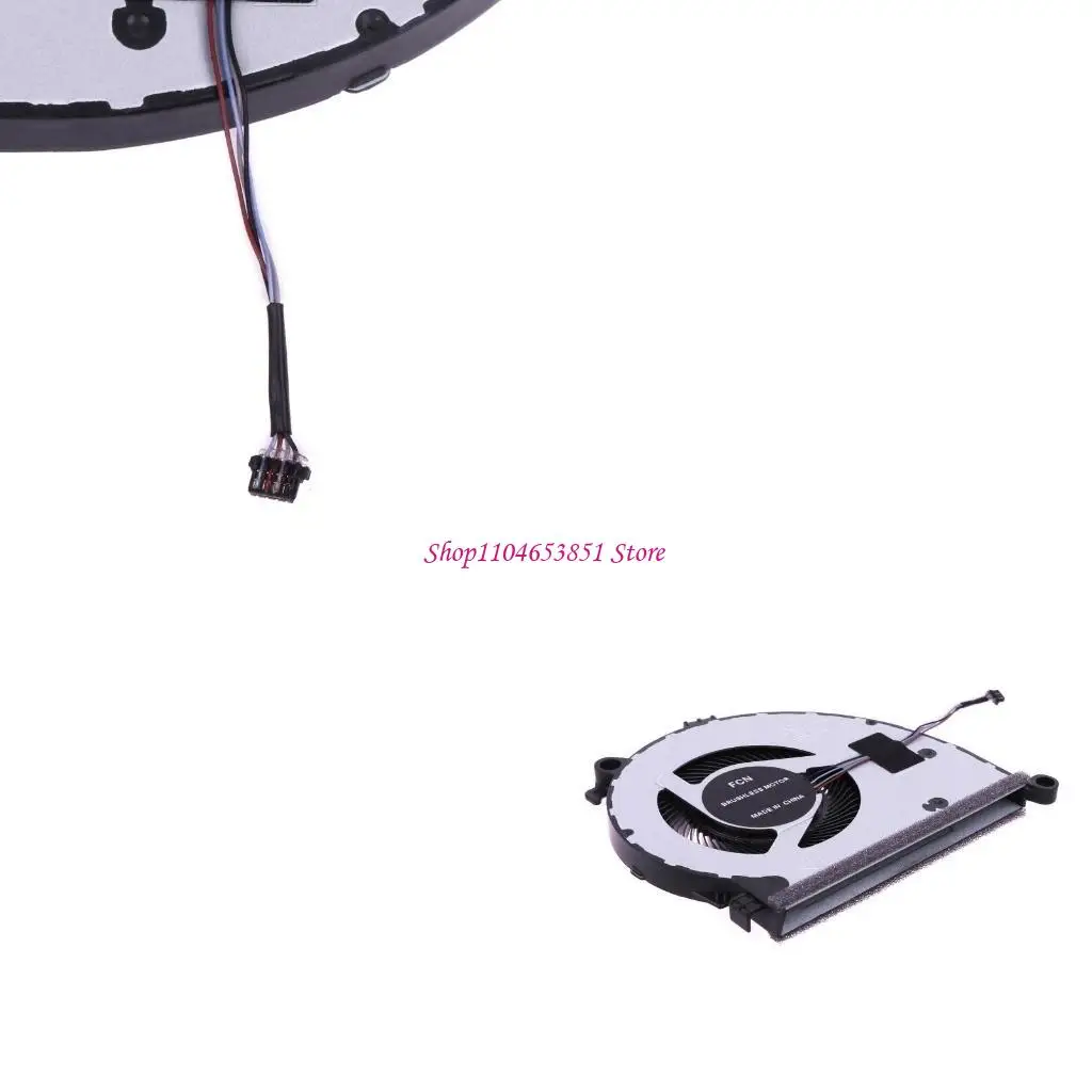 

DC Brushless Laptop CPU Cooling Fan 2.5W 4-pin 4-wire for ThinkBook 14-IIL 14-IML / 15-IIL Notebook Radiator