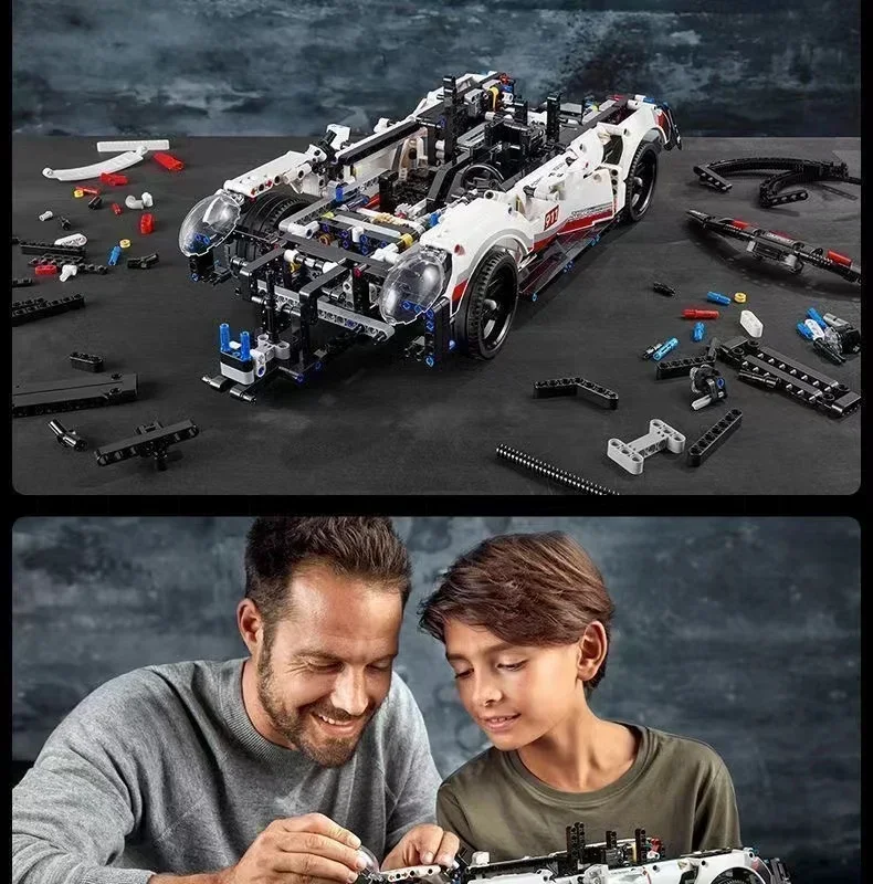 Neue 1580 Stücke Technische Klassische Super Racing Auto Bausteine Modell Ziegel Fahrzeug Spielzeug Für Kinder Geburtstag Geschenk Gehirn Spiel