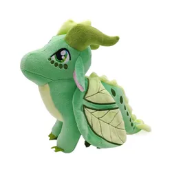 Wings of Fire Plush Toys Dragon Soft Stuffed Animal Cute Green Companion Special Gift for Kids Boys and Girls or Room Decoration