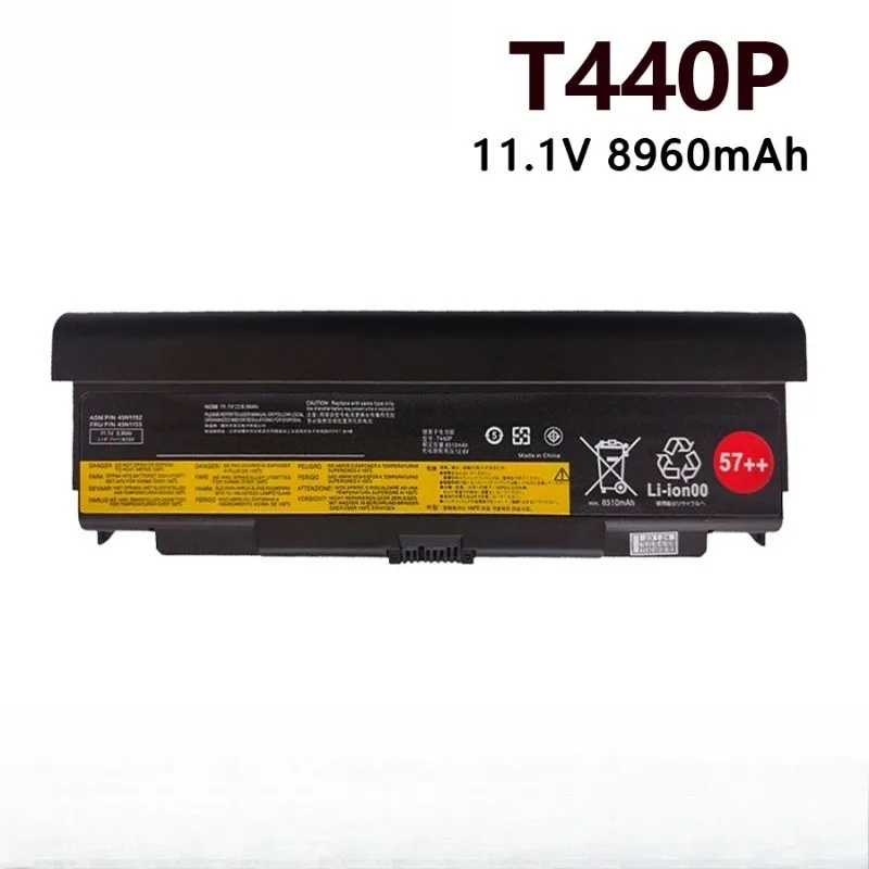 T440P 9Cells Laptop Battery for Lenovo ThinkPad T440P T540P W540 L440 L540 45N1152 45N1153 45N1149 45N1145 45N115245N1160 57++