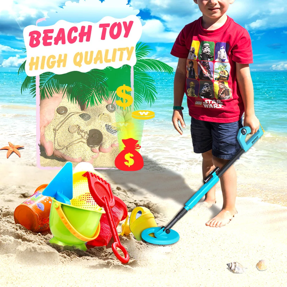 Handheld Underground Metal Detector Portable Treasure Finder Kids Scientific Archaeology Detector
