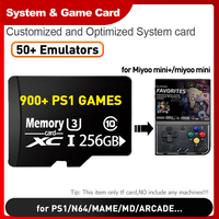 Miyoo Mini plus Game Card System Card 256GB 16000+ Games 50+ Emulators for PS1/NDS/MAME game TF Card for Miyoo mini