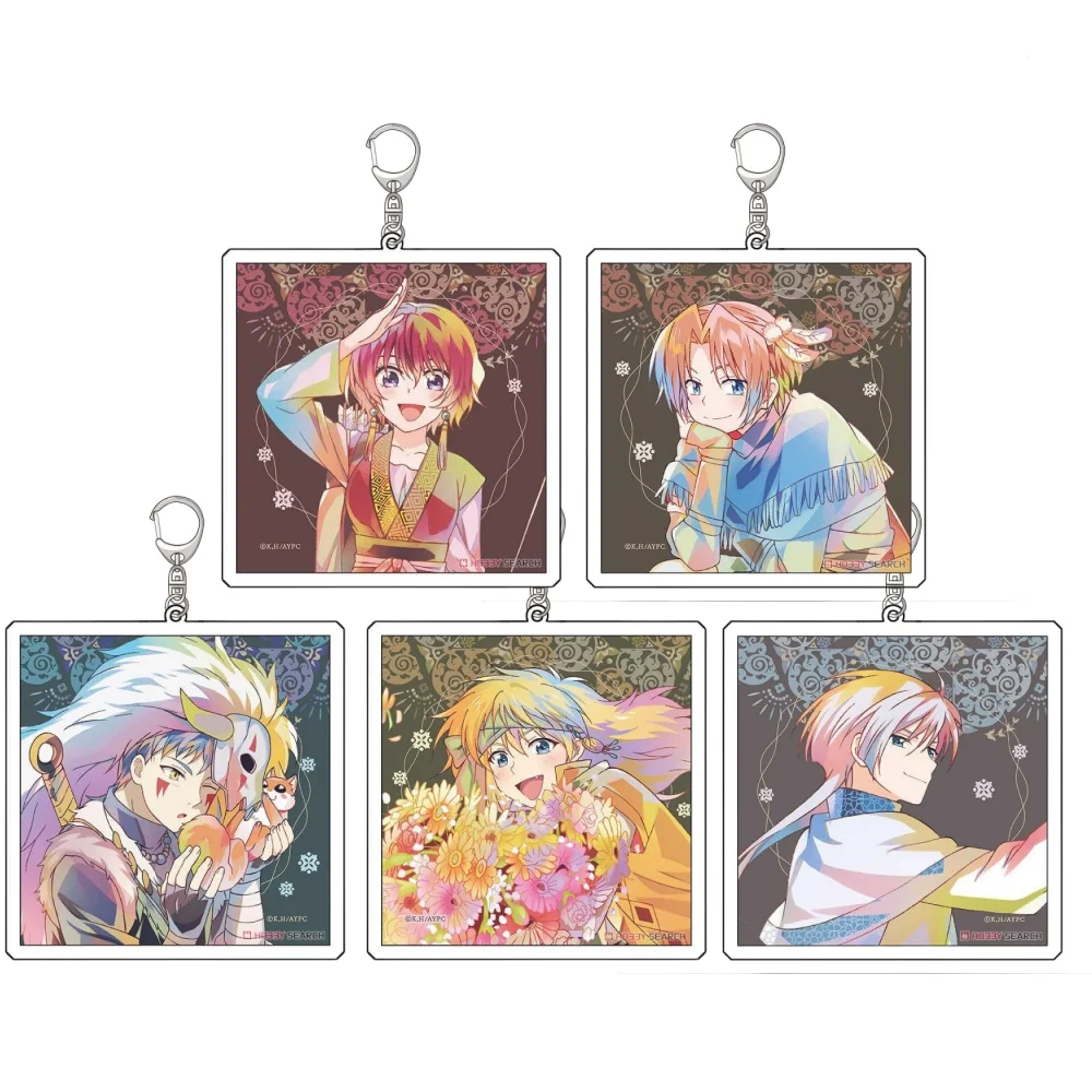 Regalos para seguidores juego Anime HD figuras serie Yun Zeno Jaeha Sinha Kija Hak Yona llavero acrílico colgante colección de adornos alrededor de 6cm