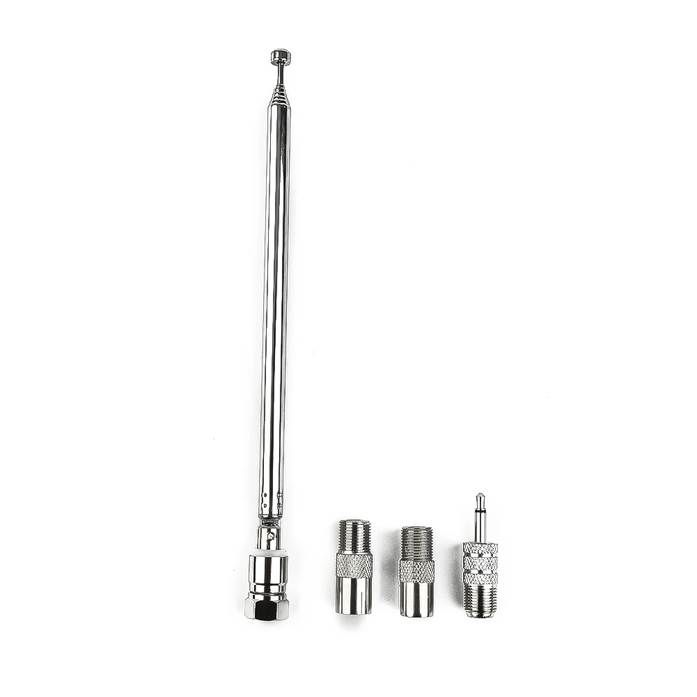 

Hot ，Portable Aktisch Radio Aerial Adapter Antenna Extendable Thread Design W 3 4pcs/set Mini System Telescopic