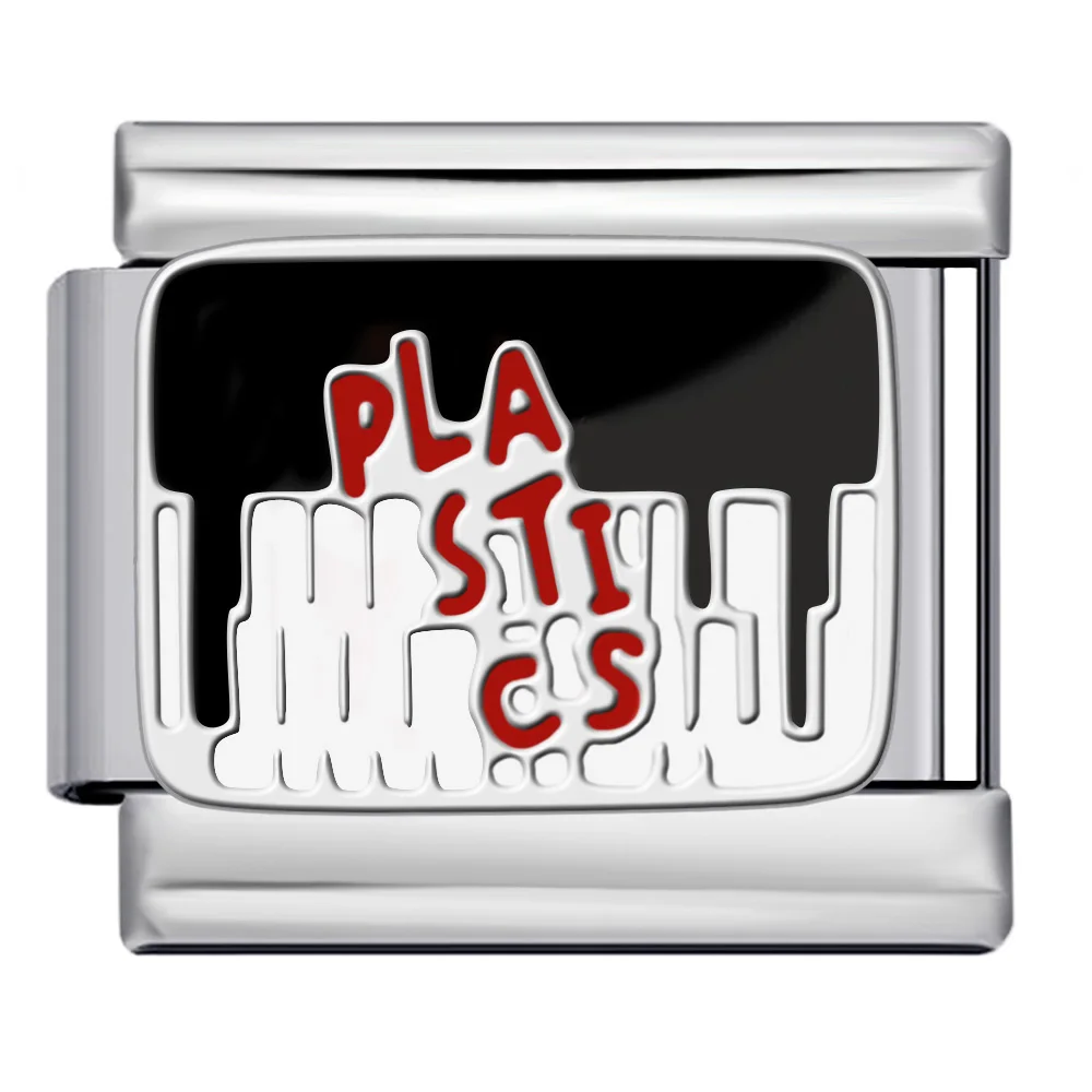 الأزياء الملونة نمط نمط سحر الإيطالية صالح DIY Makling 9mm الإيطالية سحر سوار الفولاذ المقاوم للصدأ النساء الرجال المجوهرات هدية