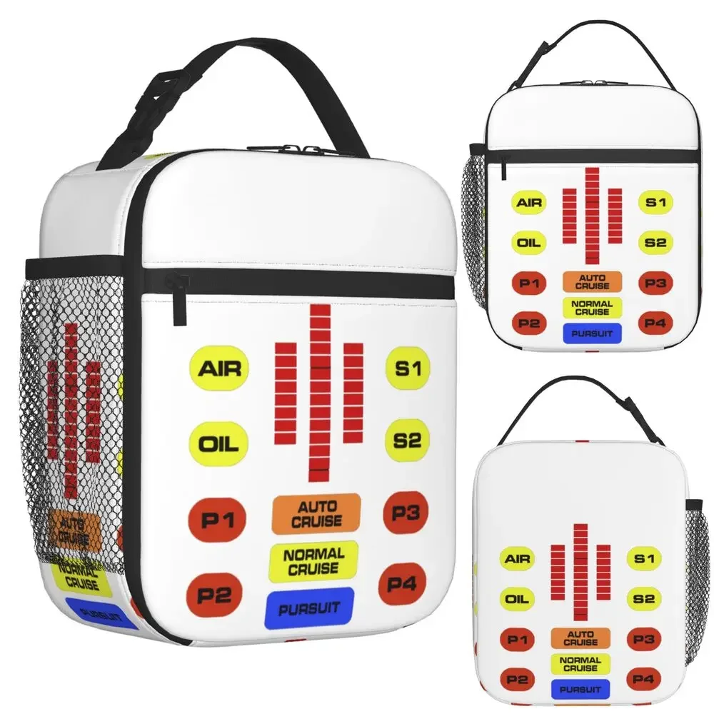 Kitt Voice Box Knight Rider Insulated Lunch Bag for Women Children Portable Food Boxes Thermal Lunch Box Tote