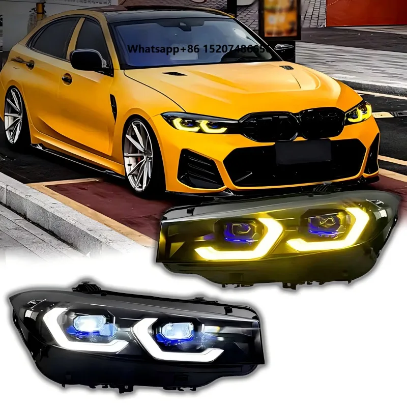 

Car Accessories LED Headlights Dual Color Head Lamp Plug & Play