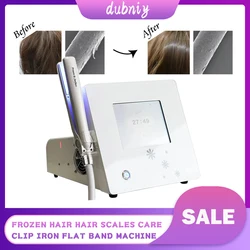 Professional Frozen Hair Hair Scales Care Clip Iron Flat Band Machine Surface Ice Pod Cold Salon Care Freeze Treatment Machine