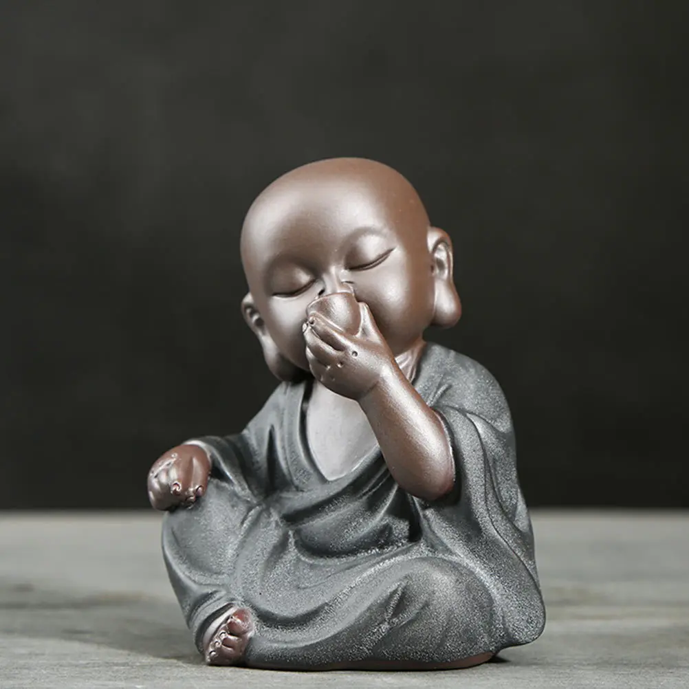 

1Pcs Black Tea Pet Purple Clay Craft Home Decoration Tea Tray Ornament Desktop Accessory