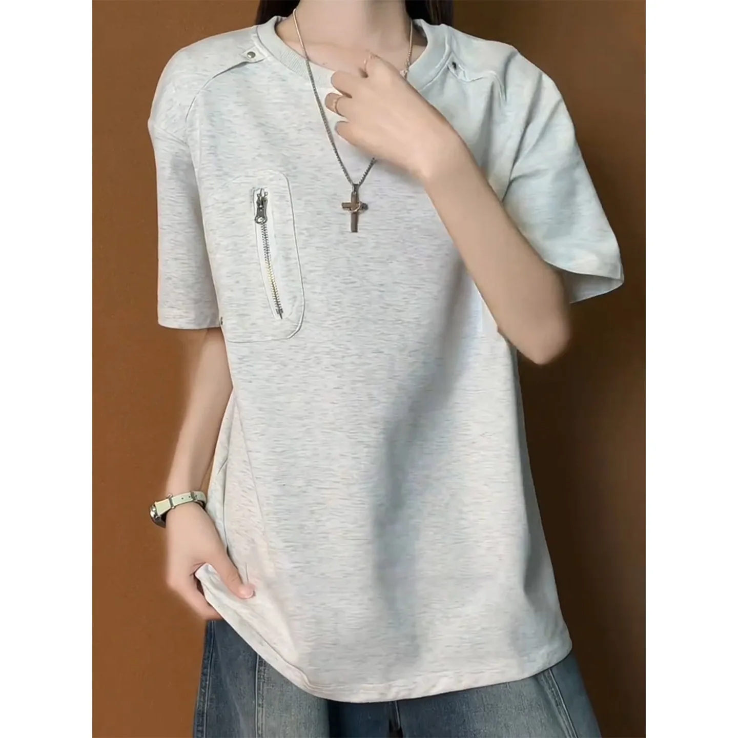 2026 Summer Men's New Style Fashion Casual Round-neck Short-sleeved T-shirt