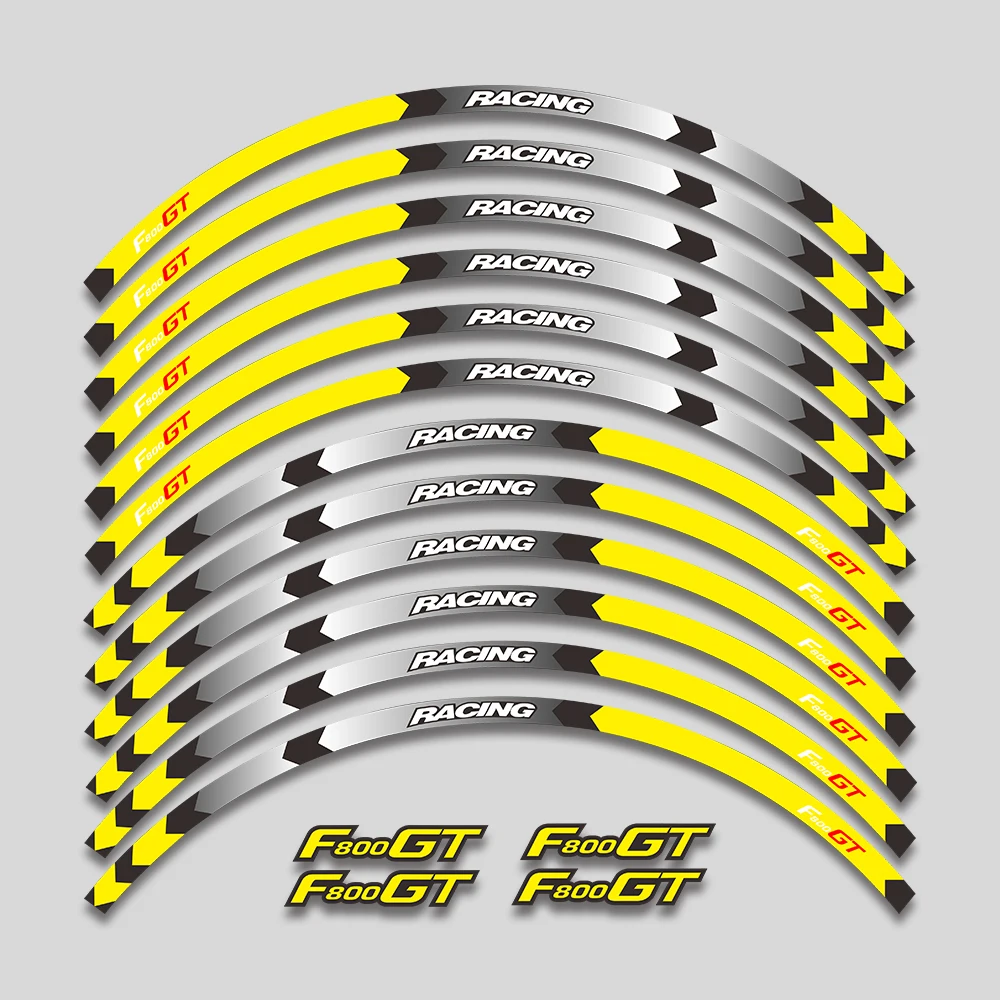 Autocollants de moyeu de roue de moto, bande de coulée d'opathie de jante, décalcomanies décoratives, kit de bande pour BMW f800gt f 800gt F800