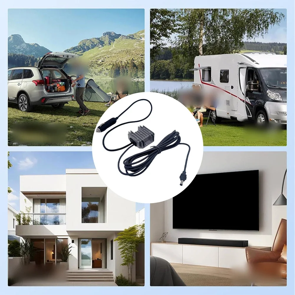 شاحن محمول 3 5 متر لـ Starlink Mini 12 فولت 24 فولت مدخلات 30 فولت مخرج مثالي للتخييم والسفر احتياطية الطاقة