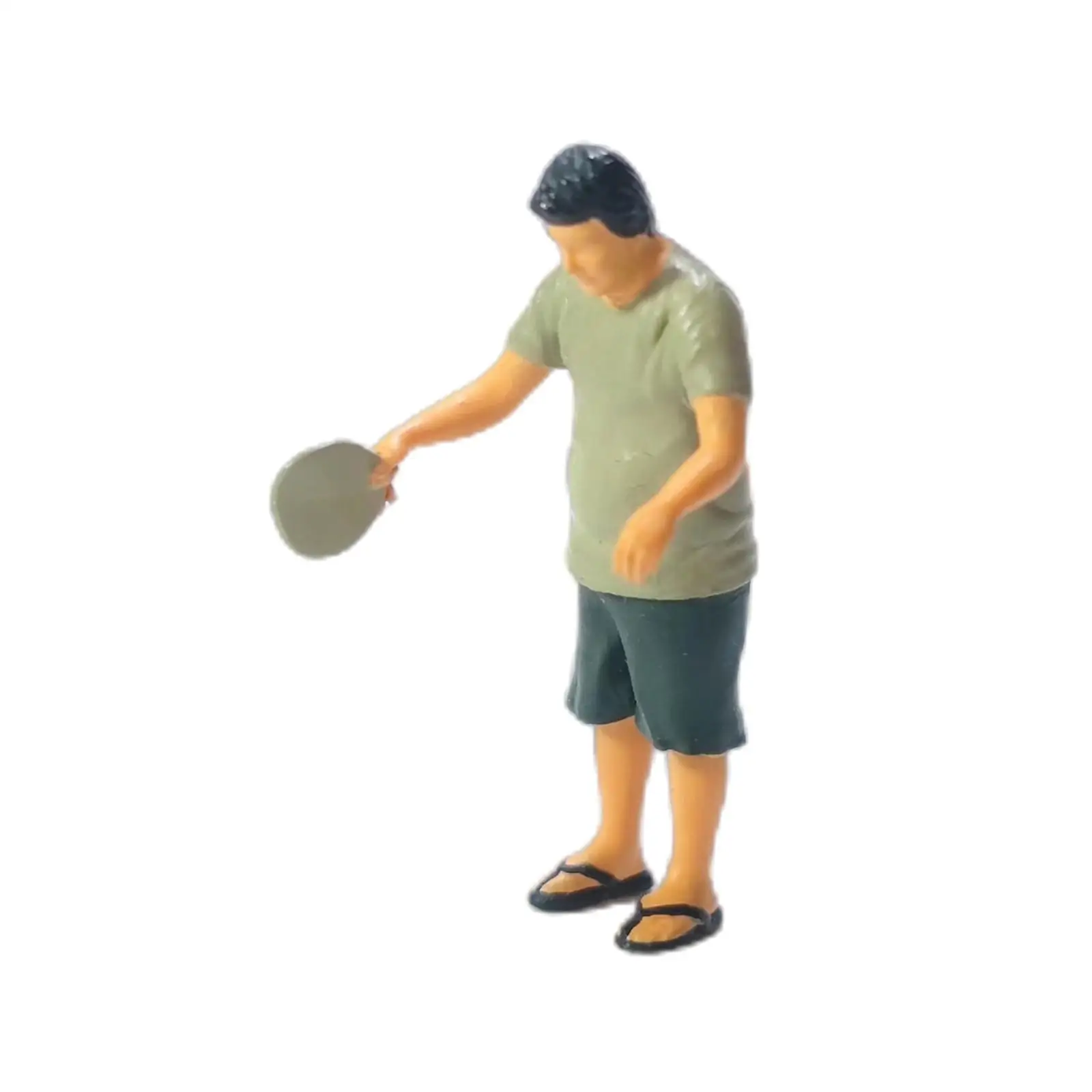 

1/64 BBQ Figure Model Layout Decoration Micro Landscape Desktop Ornament S Scale